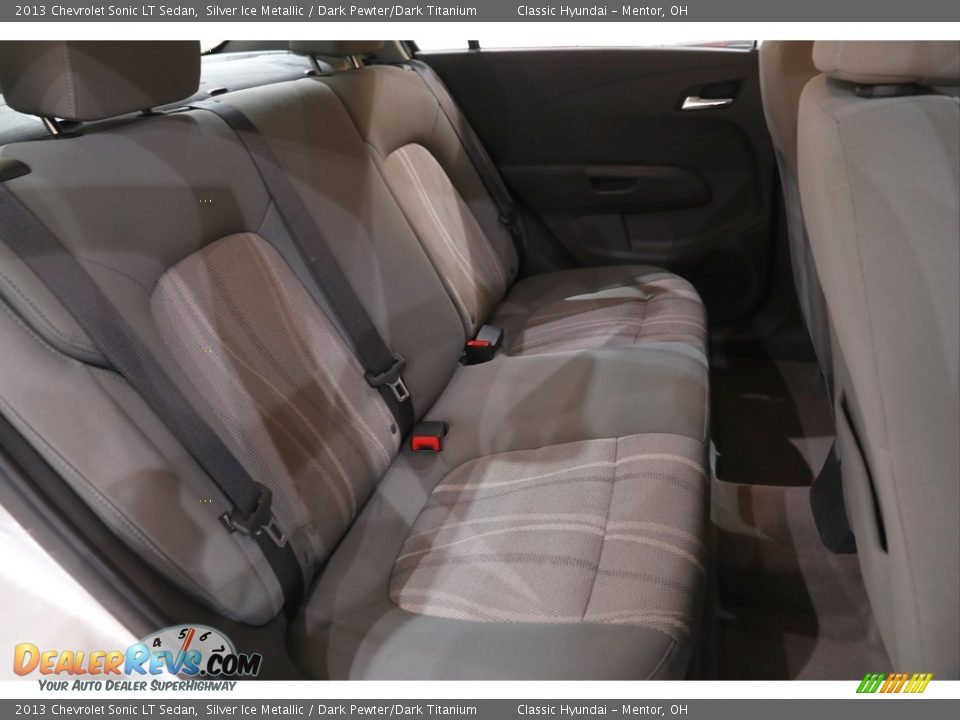 2013 Chevrolet Sonic LT Sedan Silver Ice Metallic / Dark Pewter/Dark Titanium Photo #14