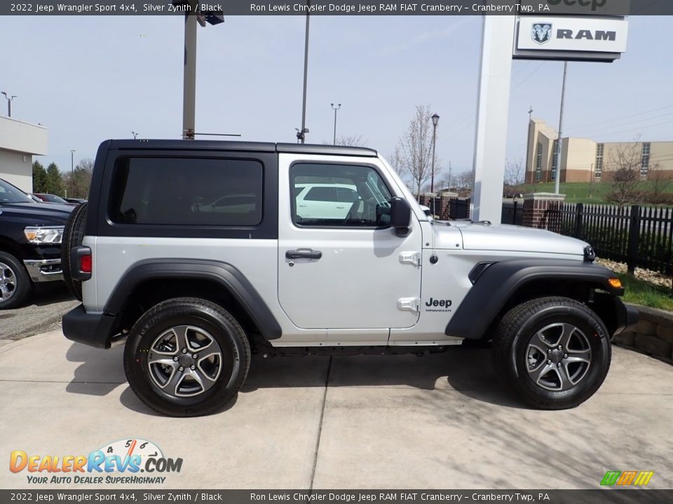 2022 Jeep Wrangler Sport 4x4 Silver Zynith / Black Photo #6