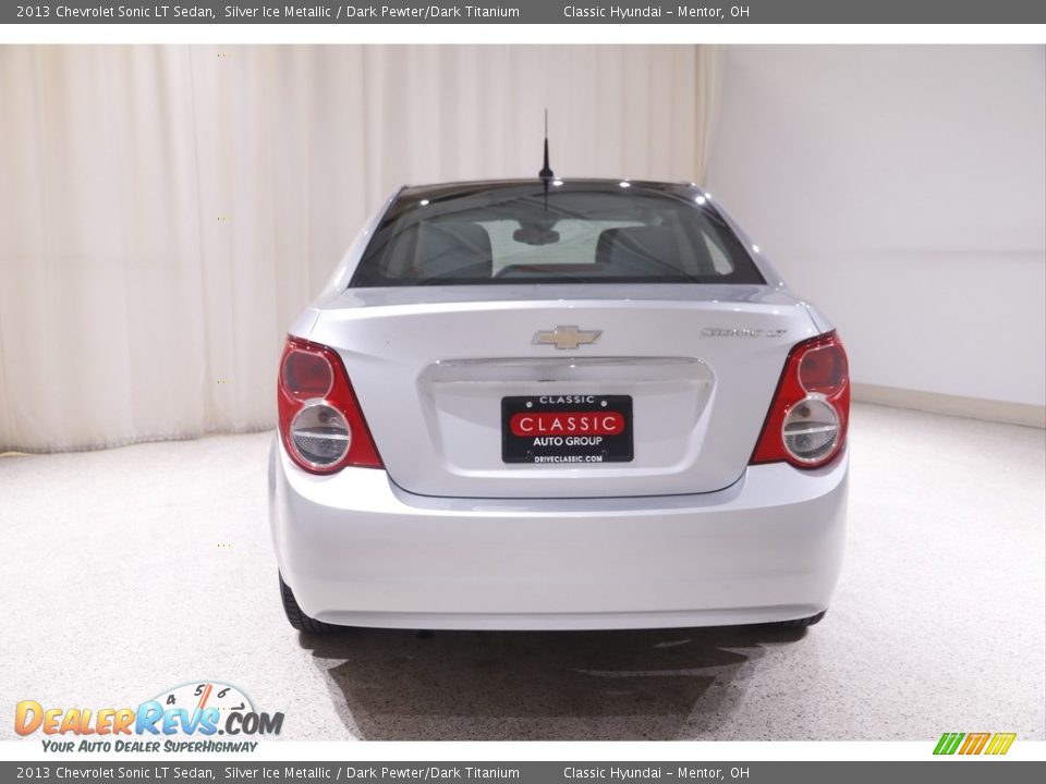 2013 Chevrolet Sonic LT Sedan Silver Ice Metallic / Dark Pewter/Dark Titanium Photo #16
