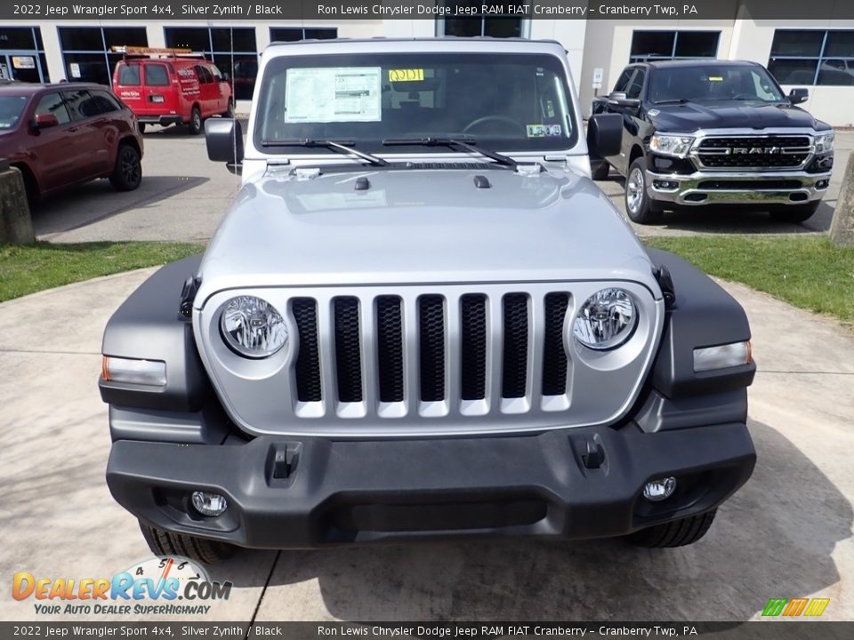 2022 Jeep Wrangler Sport 4x4 Silver Zynith / Black Photo #8