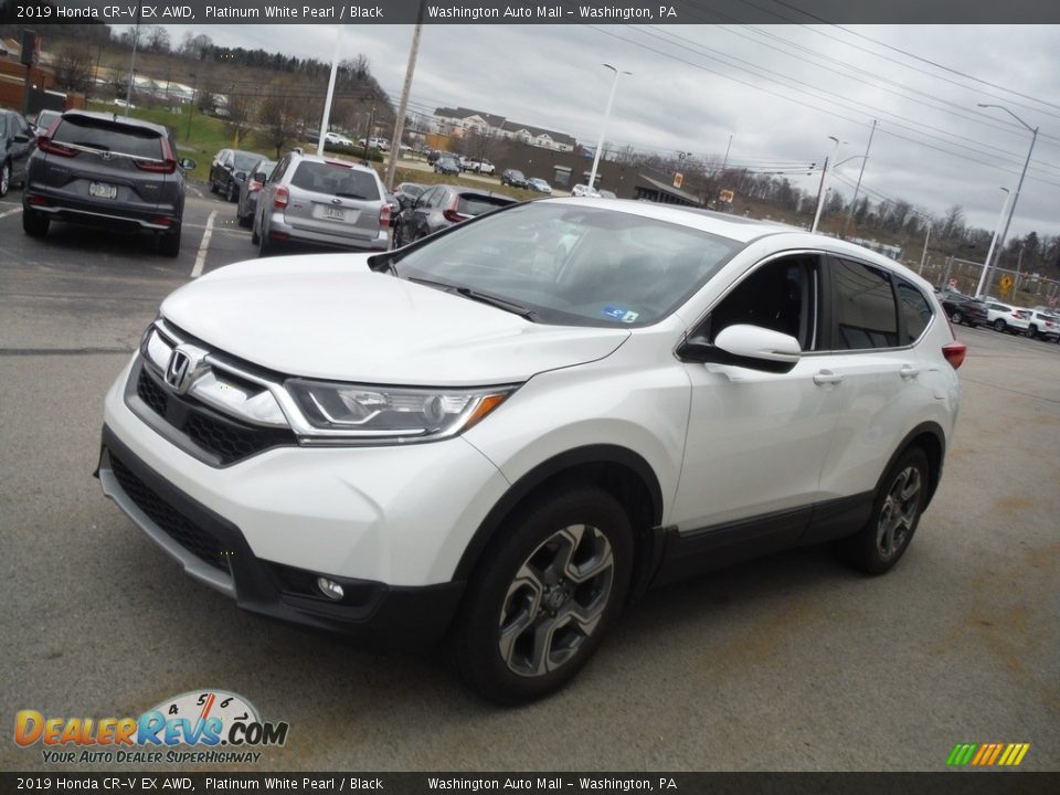 2019 Honda CR-V EX AWD Platinum White Pearl / Black Photo #6