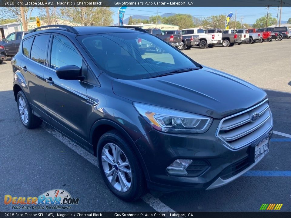 2018 Ford Escape SEL 4WD Magnetic / Charcoal Black Photo #1