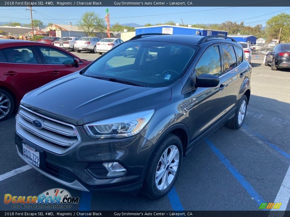 2018 Ford Escape SEL 4WD Magnetic / Charcoal Black Photo #3