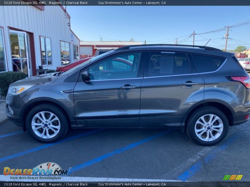 2018 Ford Escape SEL 4WD Magnetic / Charcoal Black Photo #4