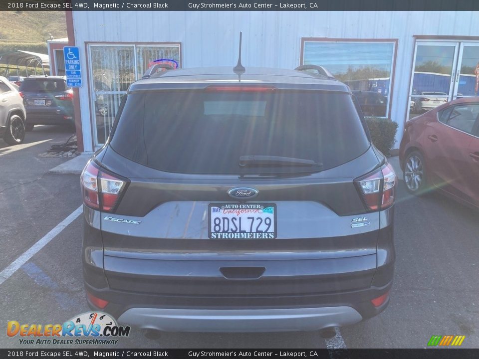 2018 Ford Escape SEL 4WD Magnetic / Charcoal Black Photo #6