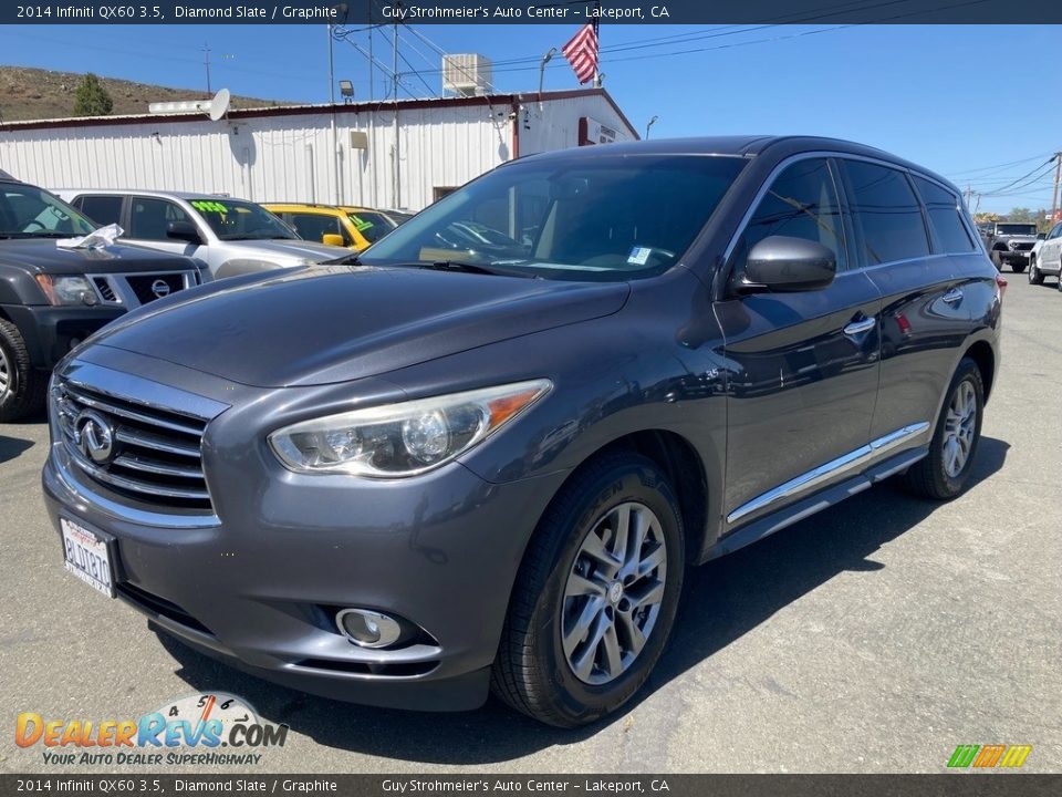 Front 3/4 View of 2014 Infiniti QX60 3.5 Photo #3