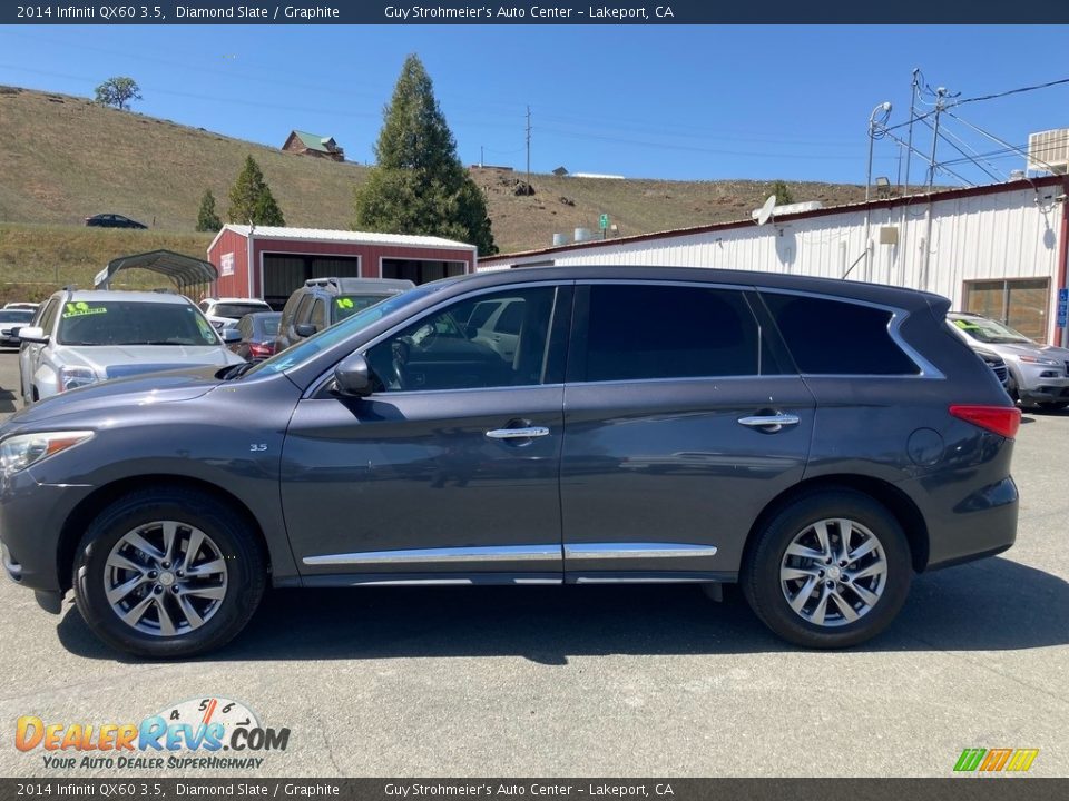 Diamond Slate 2014 Infiniti QX60 3.5 Photo #4