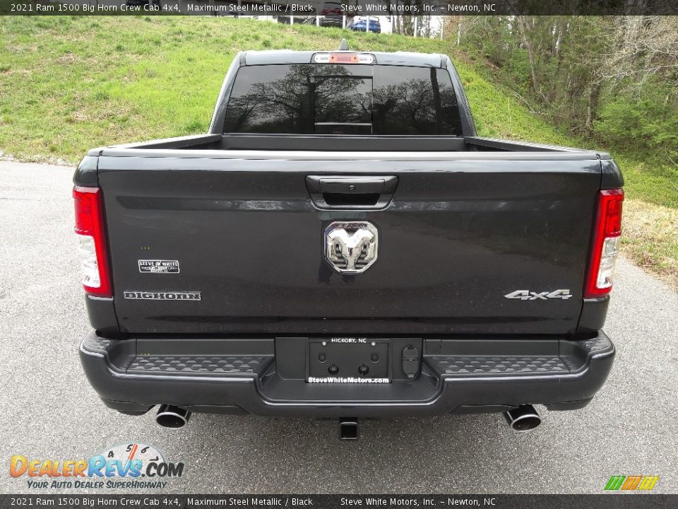 2021 Ram 1500 Big Horn Crew Cab 4x4 Maximum Steel Metallic / Black Photo #8