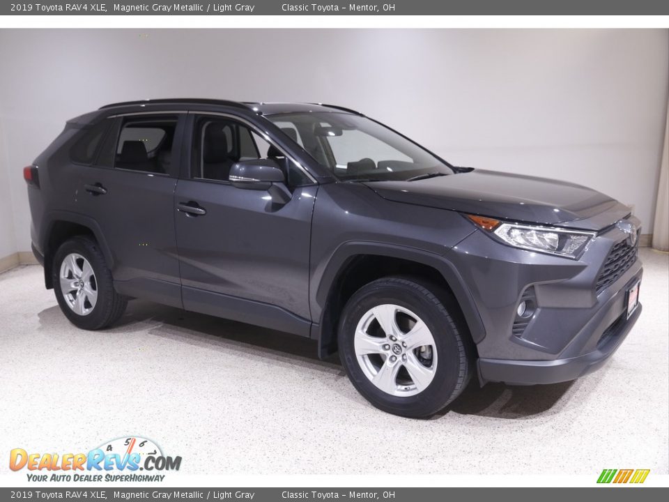 2019 Toyota RAV4 XLE Magnetic Gray Metallic / Light Gray Photo #1