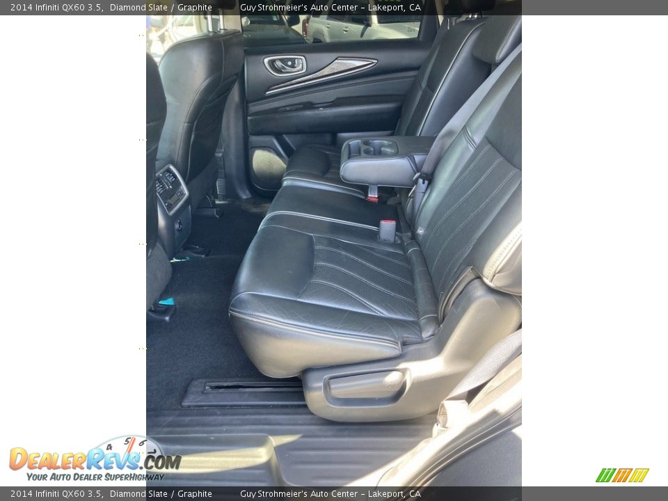 Rear Seat of 2014 Infiniti QX60 3.5 Photo #8