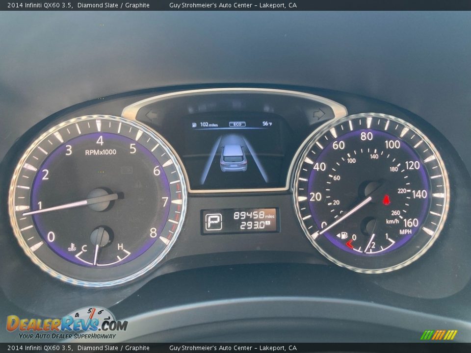 2014 Infiniti QX60 3.5 Gauges Photo #10