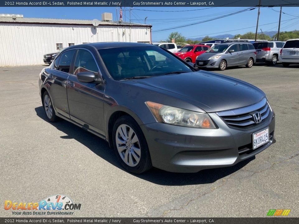 2012 Honda Accord EX-L Sedan Polished Metal Metallic / Ivory Photo #1