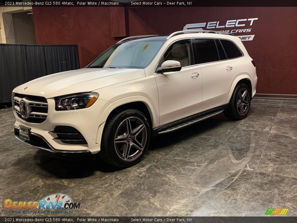 2021 Mercedes-Benz GLS 580 4Matic Polar White / Macchiato Photo #4