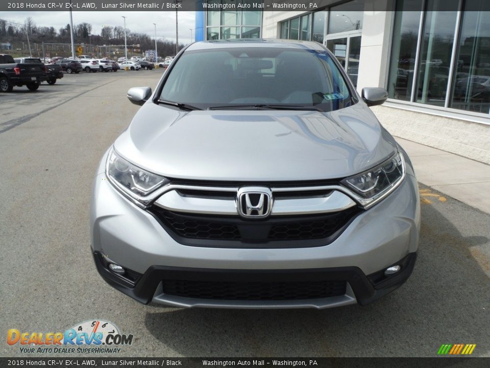 2018 Honda CR-V EX-L AWD Lunar Silver Metallic / Black Photo #5