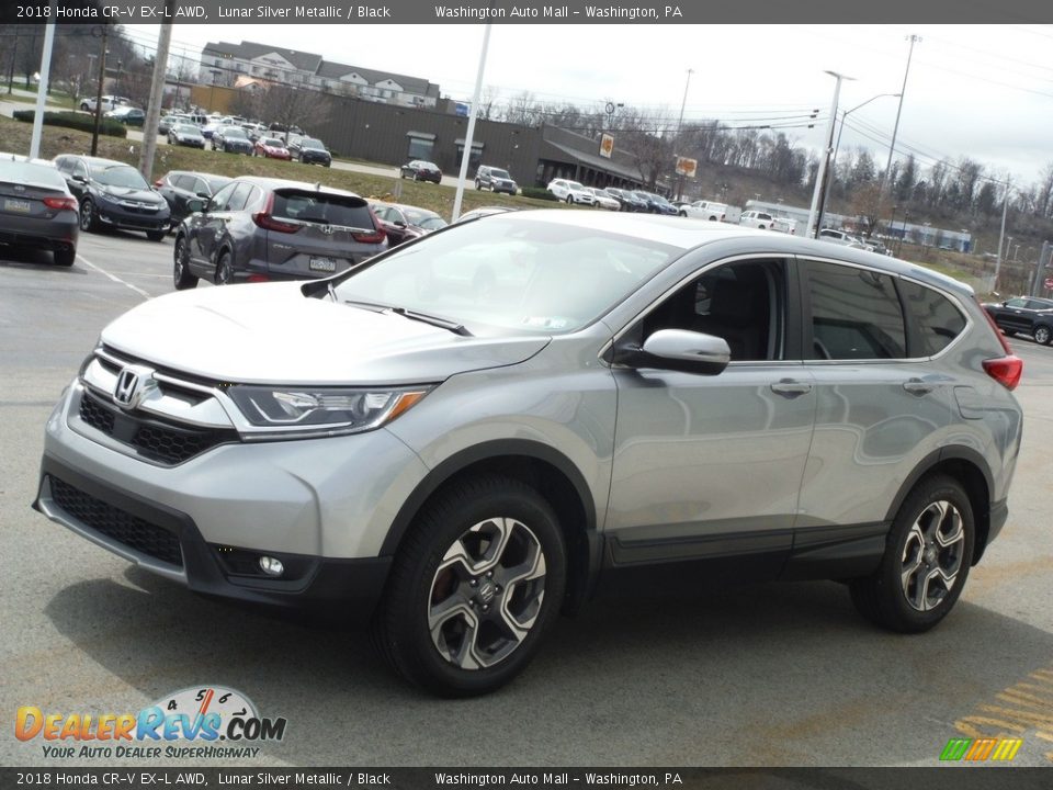 2018 Honda CR-V EX-L AWD Lunar Silver Metallic / Black Photo #6