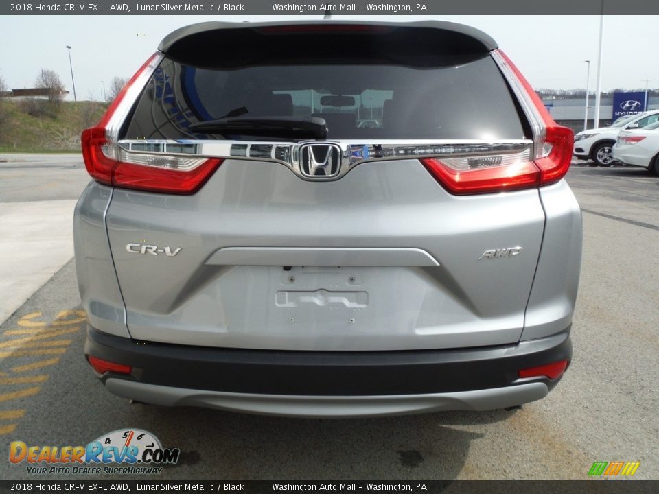 2018 Honda CR-V EX-L AWD Lunar Silver Metallic / Black Photo #8