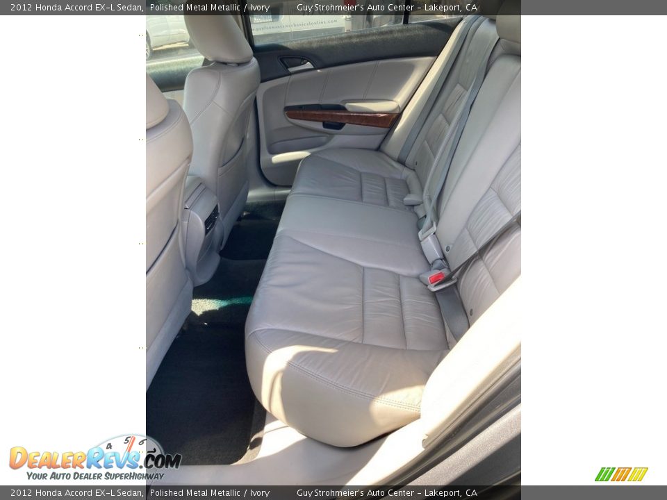 2012 Honda Accord EX-L Sedan Polished Metal Metallic / Ivory Photo #8