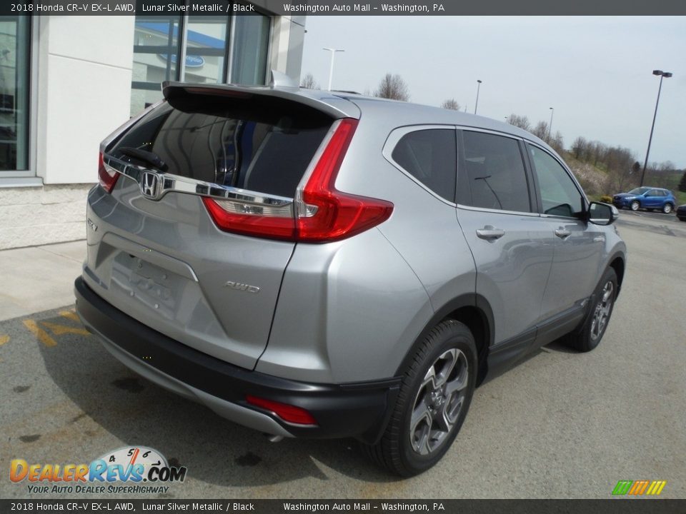 2018 Honda CR-V EX-L AWD Lunar Silver Metallic / Black Photo #9