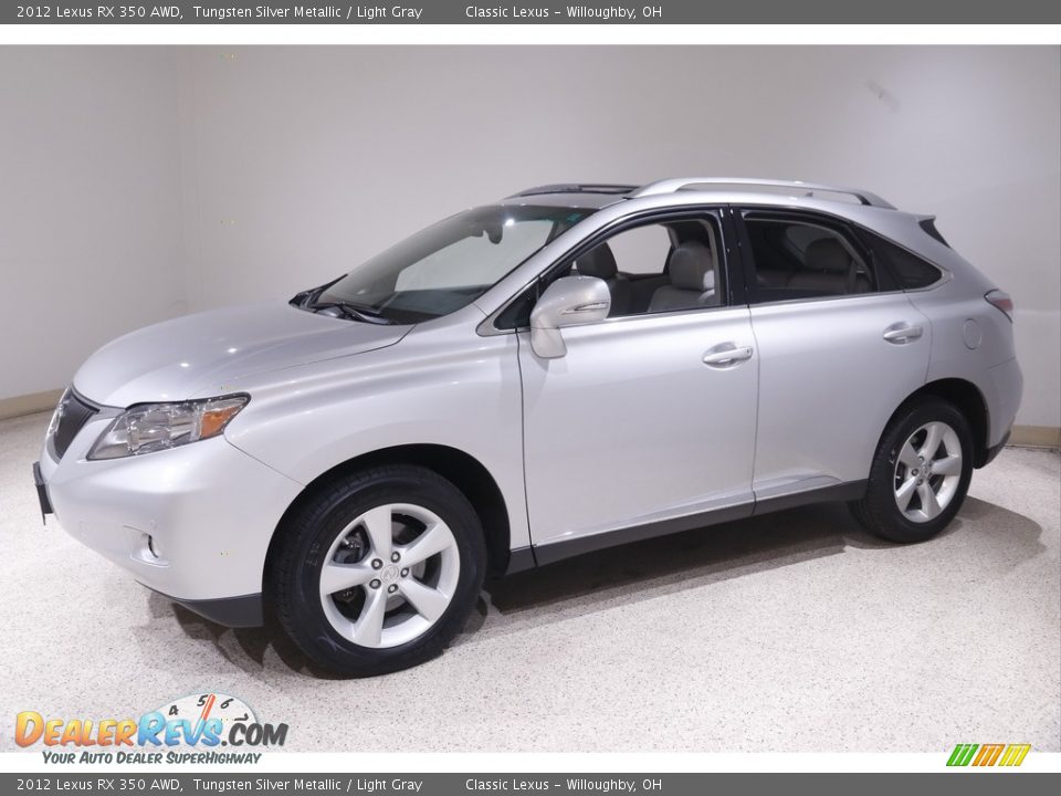 2012 Lexus RX 350 AWD Tungsten Silver Metallic / Light Gray Photo #3