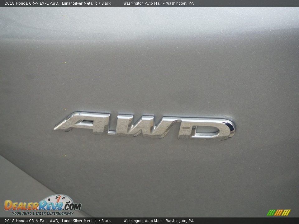 2018 Honda CR-V EX-L AWD Lunar Silver Metallic / Black Photo #10