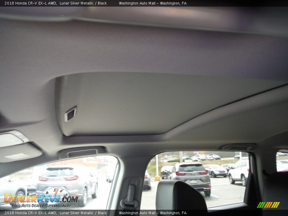 2018 Honda CR-V EX-L AWD Lunar Silver Metallic / Black Photo #11