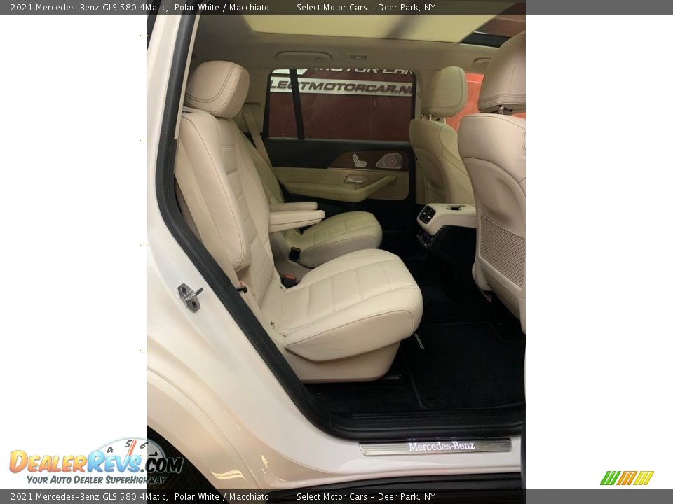 2021 Mercedes-Benz GLS 580 4Matic Polar White / Macchiato Photo #13