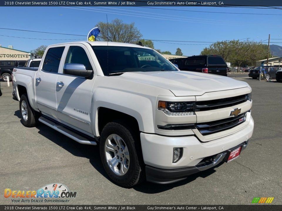 2018 Chevrolet Silverado 1500 LTZ Crew Cab 4x4 Summit White / Jet Black Photo #1