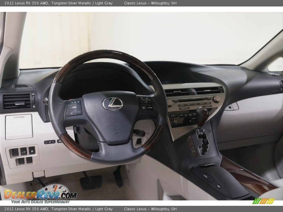 2012 Lexus RX 350 AWD Tungsten Silver Metallic / Light Gray Photo #6