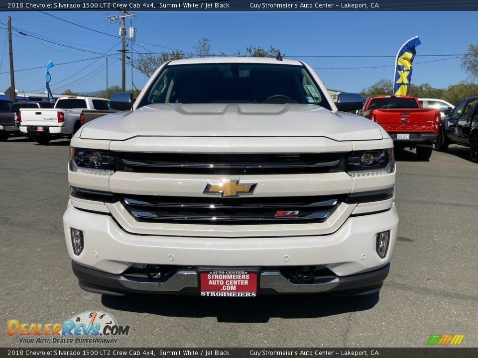 2018 Chevrolet Silverado 1500 LTZ Crew Cab 4x4 Summit White / Jet Black Photo #2