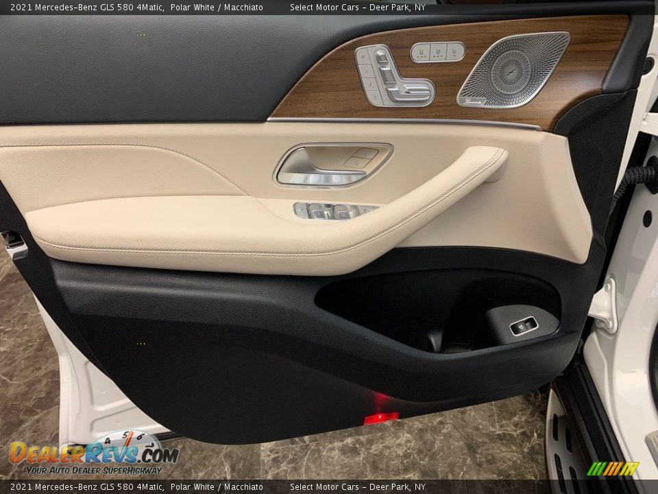 2021 Mercedes-Benz GLS 580 4Matic Polar White / Macchiato Photo #15