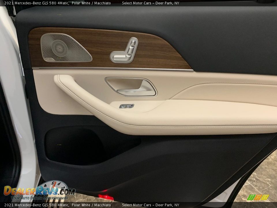 2021 Mercedes-Benz GLS 580 4Matic Polar White / Macchiato Photo #16