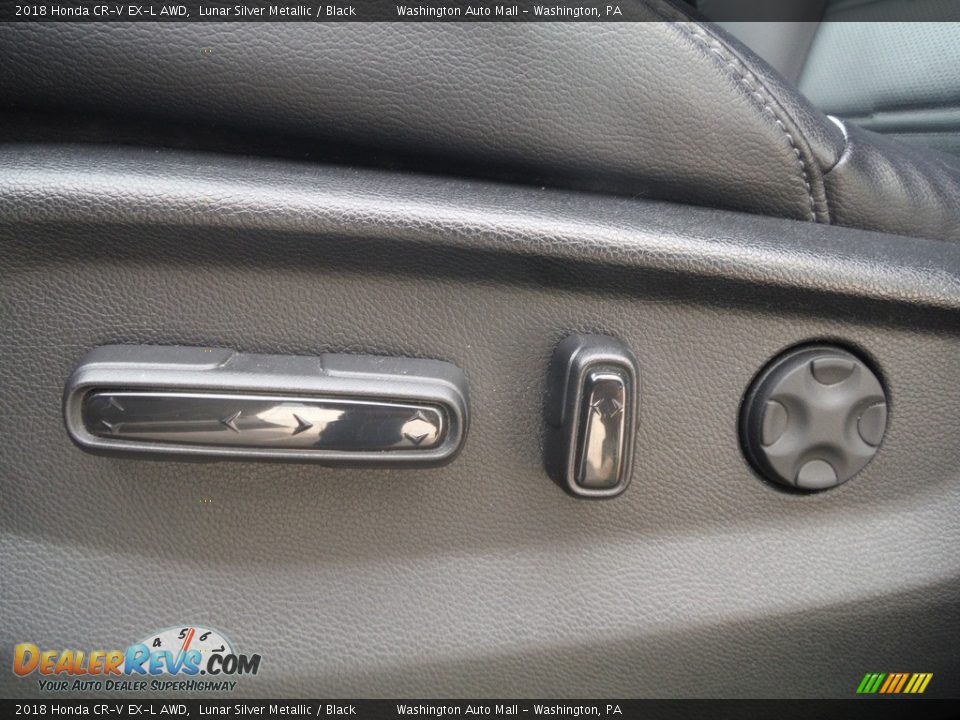 2018 Honda CR-V EX-L AWD Lunar Silver Metallic / Black Photo #14