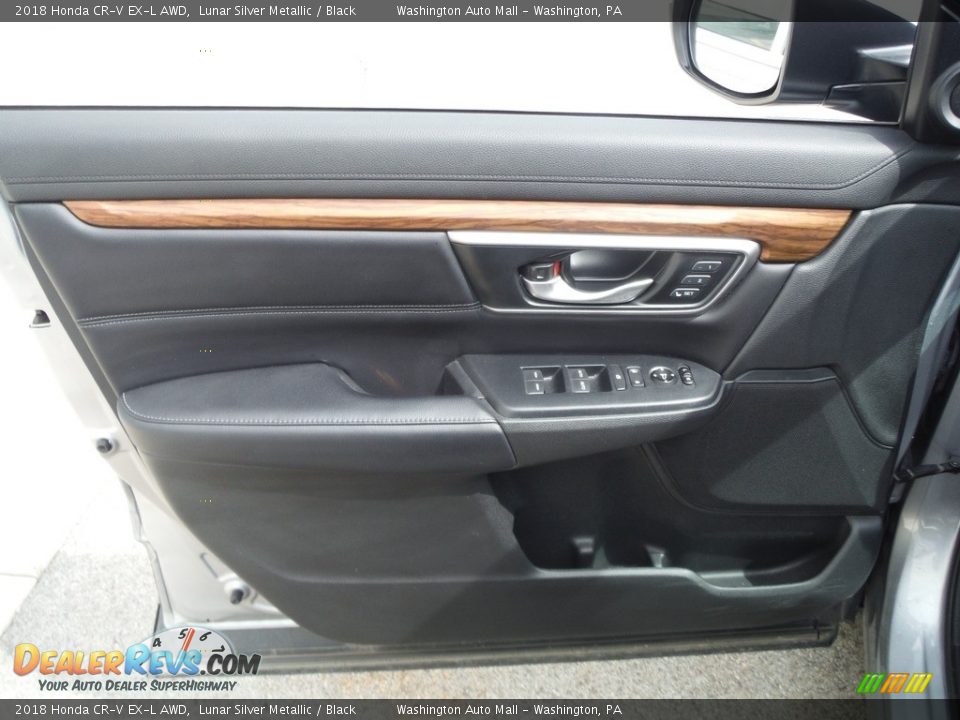 2018 Honda CR-V EX-L AWD Lunar Silver Metallic / Black Photo #15
