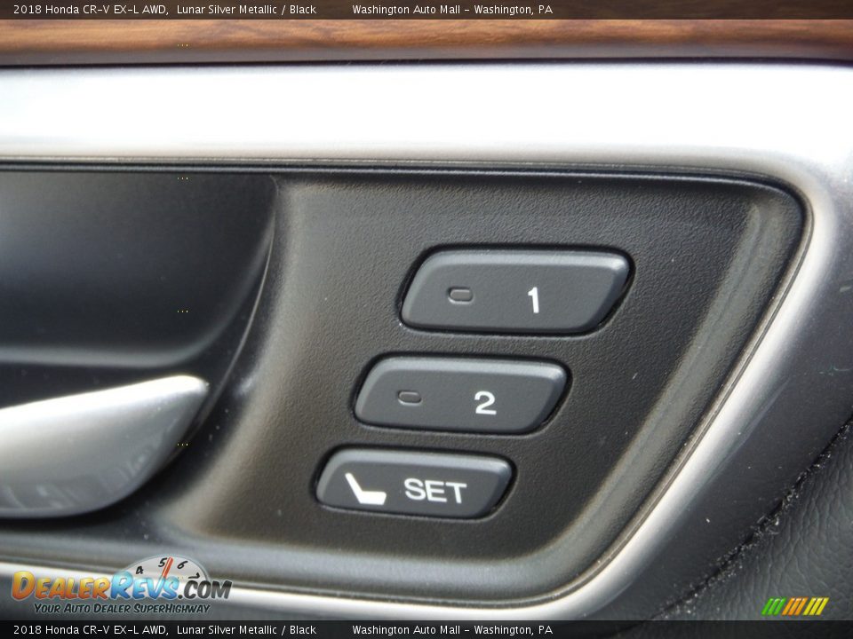 2018 Honda CR-V EX-L AWD Lunar Silver Metallic / Black Photo #16