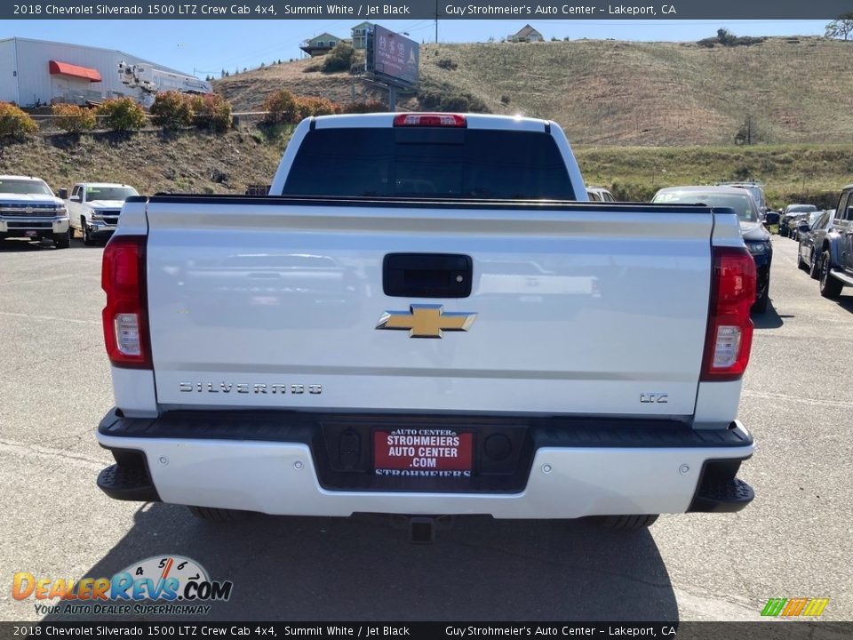 2018 Chevrolet Silverado 1500 LTZ Crew Cab 4x4 Summit White / Jet Black Photo #6