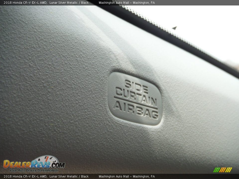 2018 Honda CR-V EX-L AWD Lunar Silver Metallic / Black Photo #18