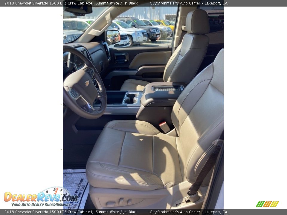 2018 Chevrolet Silverado 1500 LTZ Crew Cab 4x4 Summit White / Jet Black Photo #8