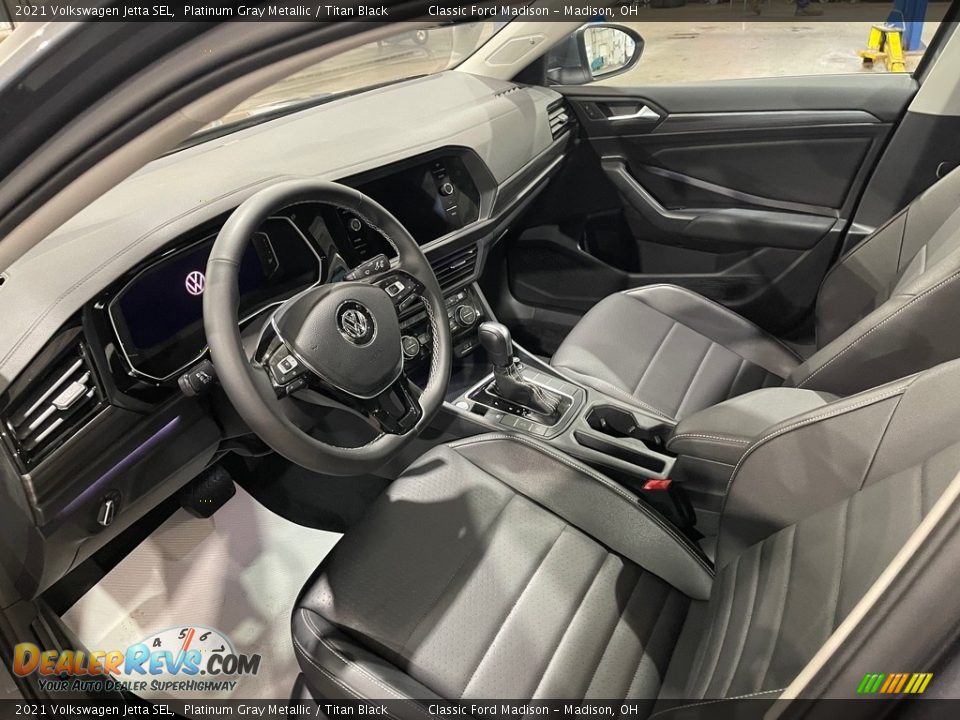 2021 Volkswagen Jetta SEL Platinum Gray Metallic / Titan Black Photo #11