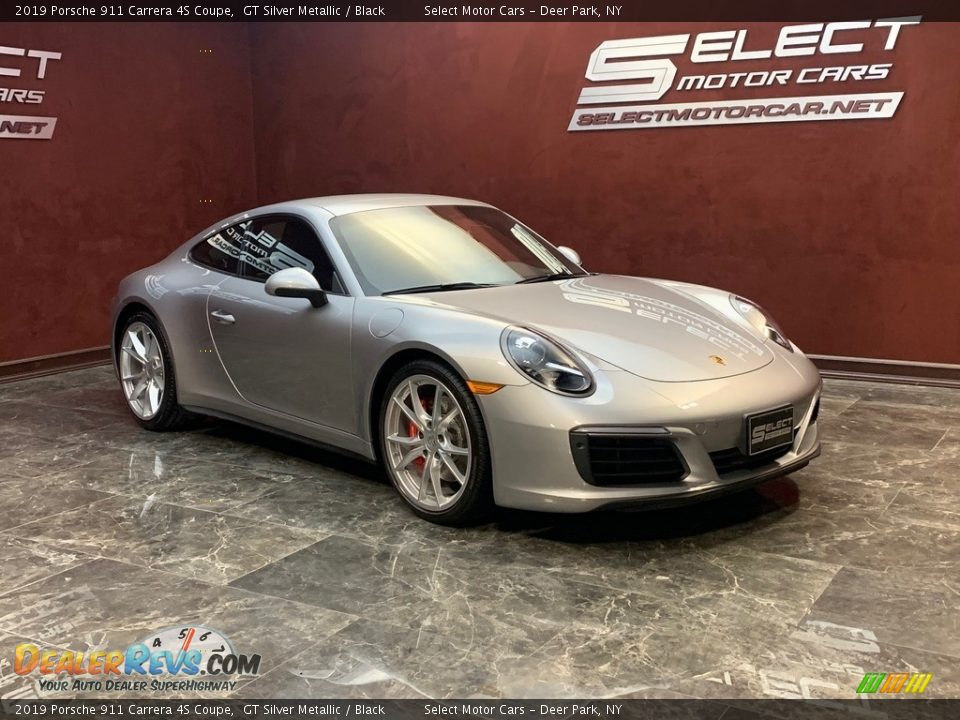 2019 Porsche 911 Carrera 4S Coupe GT Silver Metallic / Black Photo #3