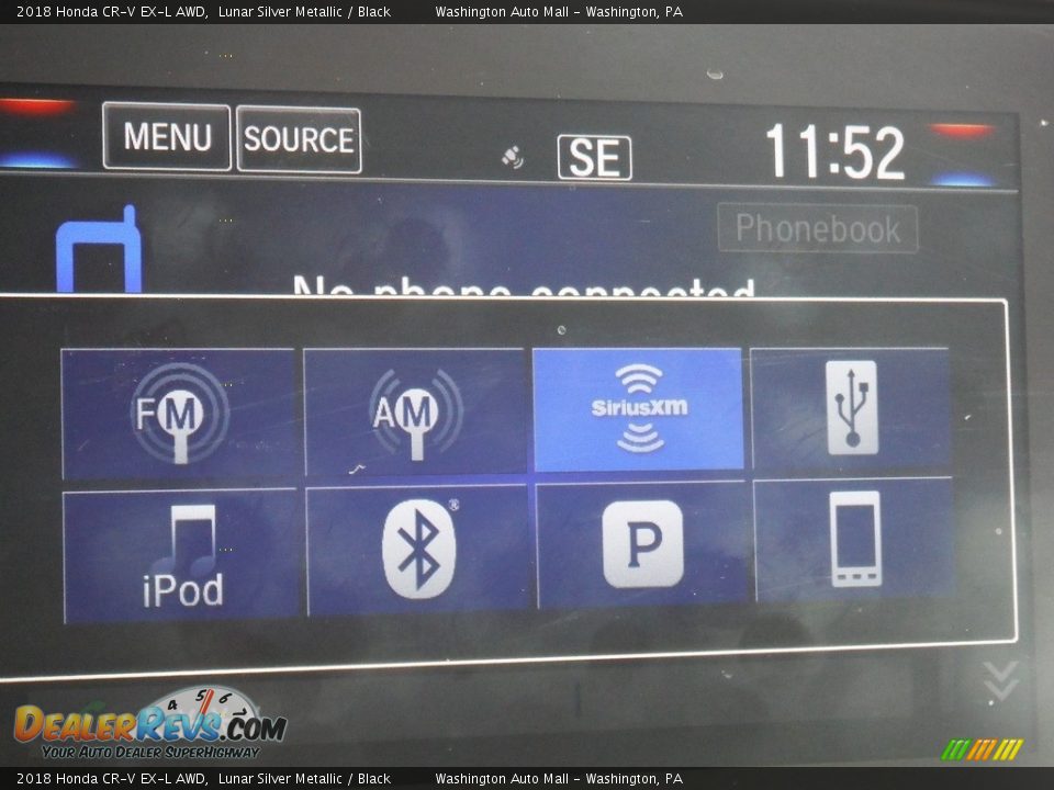 2018 Honda CR-V EX-L AWD Lunar Silver Metallic / Black Photo #20