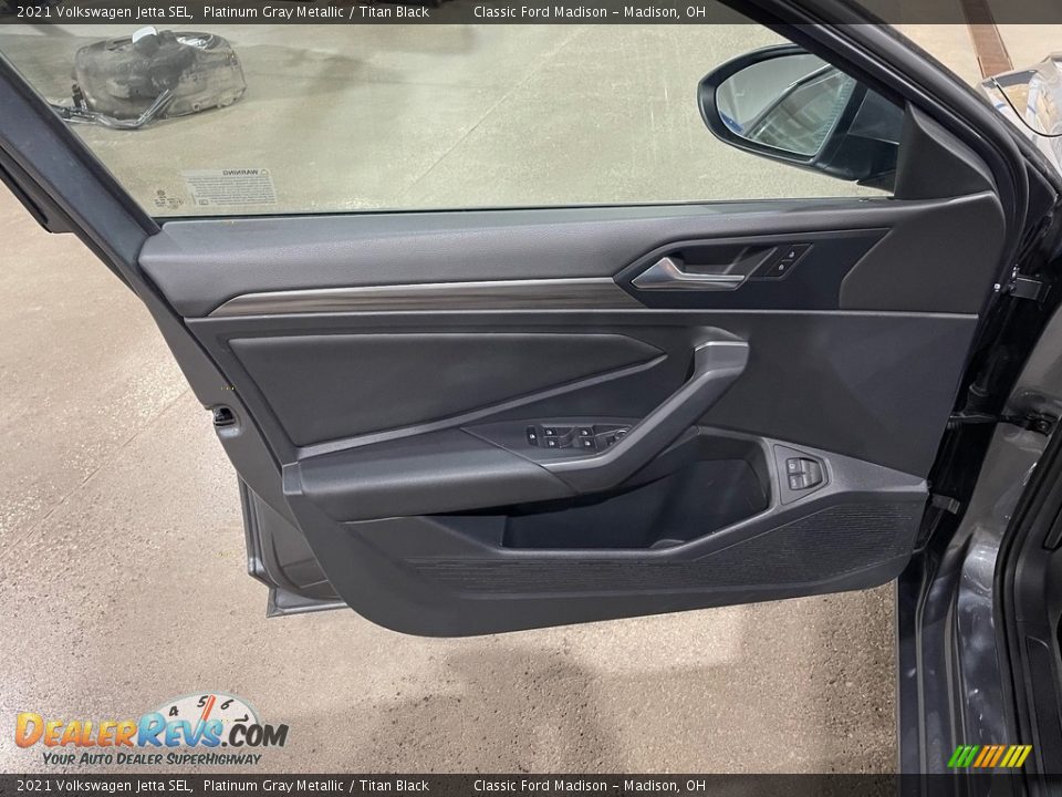 2021 Volkswagen Jetta SEL Platinum Gray Metallic / Titan Black Photo #12