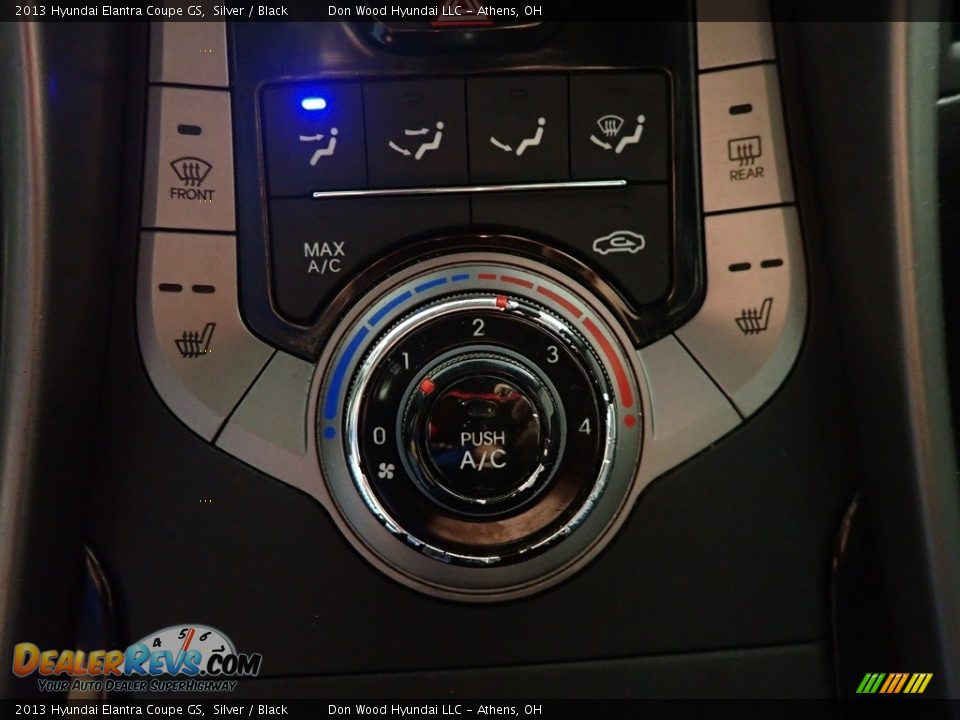 2013 Hyundai Elantra Coupe GS Silver / Black Photo #2