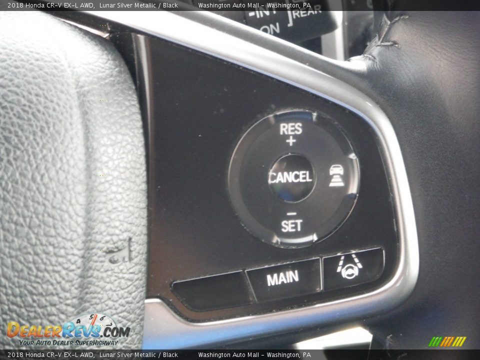 2018 Honda CR-V EX-L AWD Lunar Silver Metallic / Black Photo #25