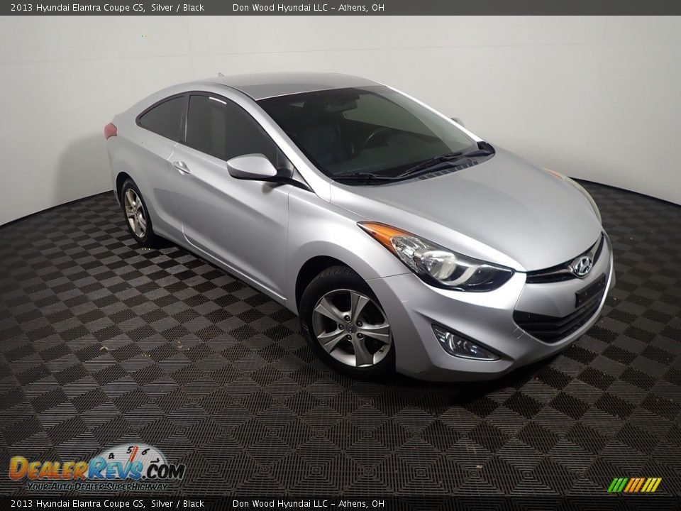 2013 Hyundai Elantra Coupe GS Silver / Black Photo #4