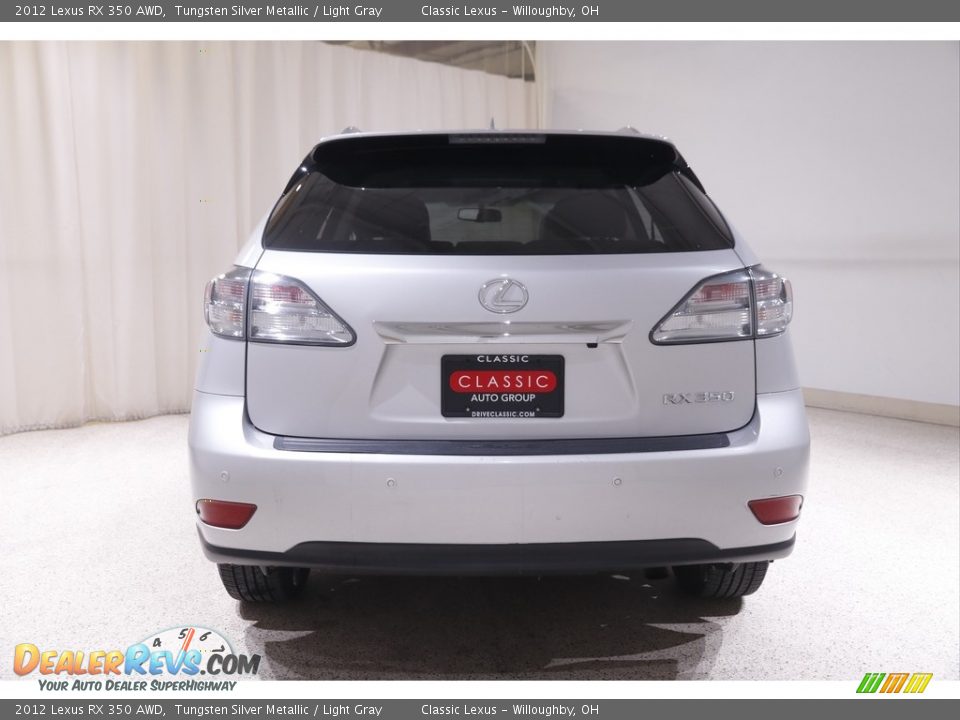 2012 Lexus RX 350 AWD Tungsten Silver Metallic / Light Gray Photo #21