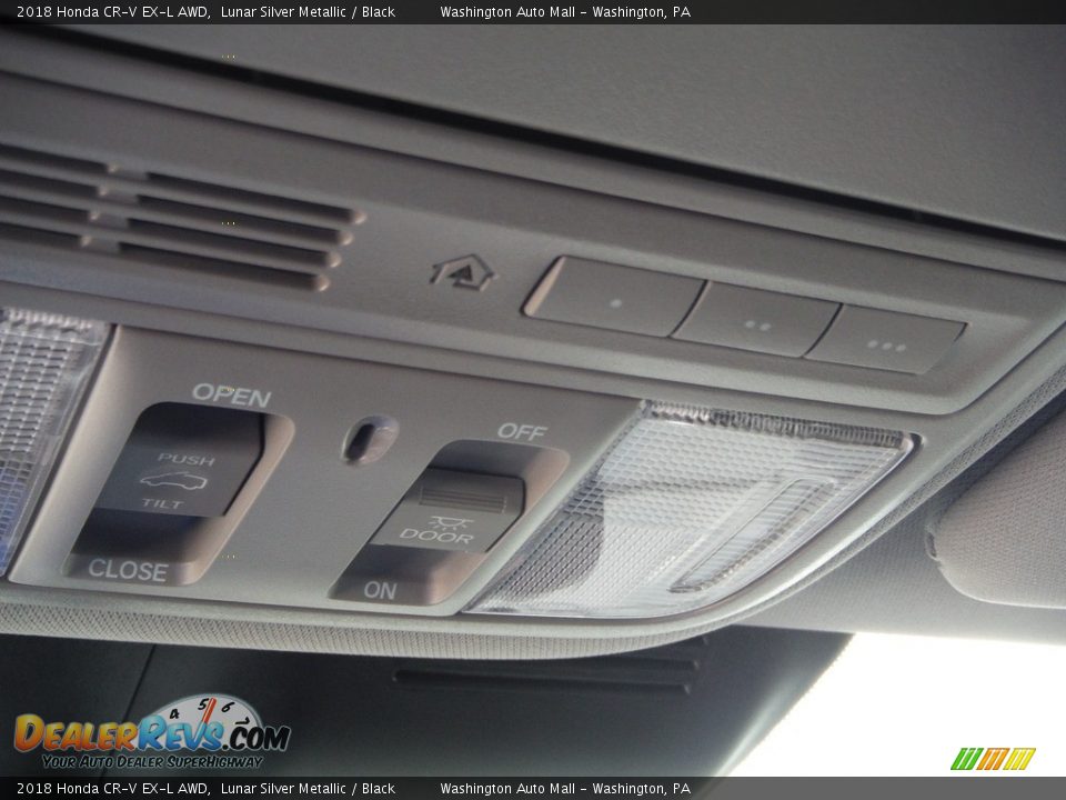 2018 Honda CR-V EX-L AWD Lunar Silver Metallic / Black Photo #26