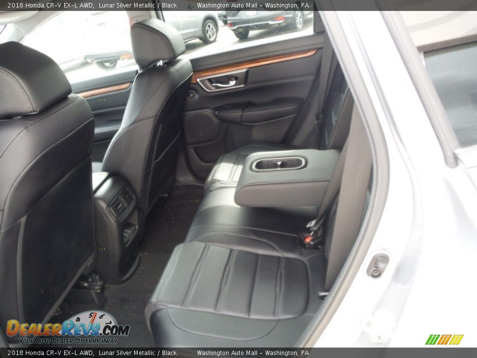 2018 Honda CR-V EX-L AWD Lunar Silver Metallic / Black Photo #28