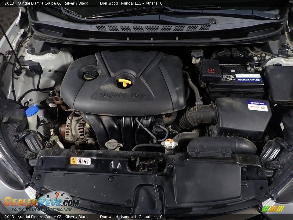 2013 Hyundai Elantra Coupe GS Silver / Black Photo #8