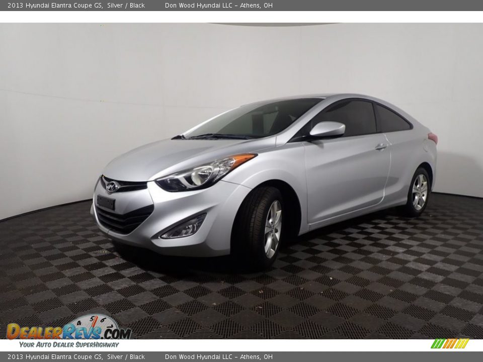 2013 Hyundai Elantra Coupe GS Silver / Black Photo #9
