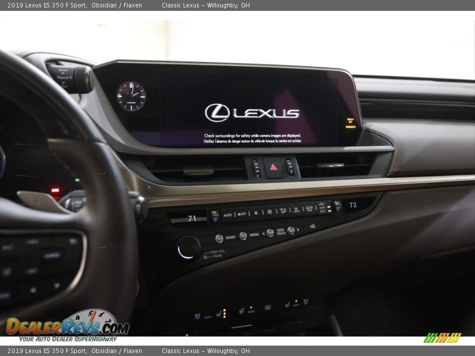 2019 Lexus ES 350 F Sport Obsidian / Flaxen Photo #9